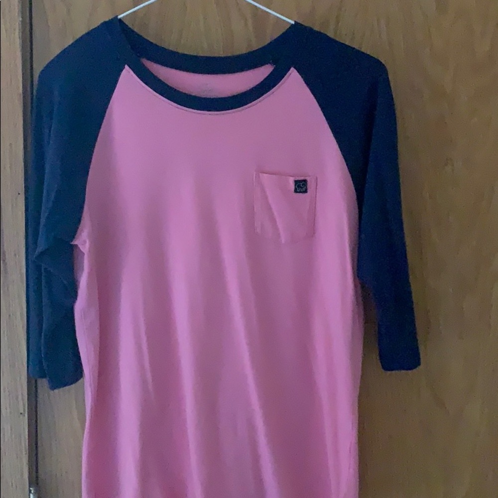 baseball cut sleeve ivory ella T